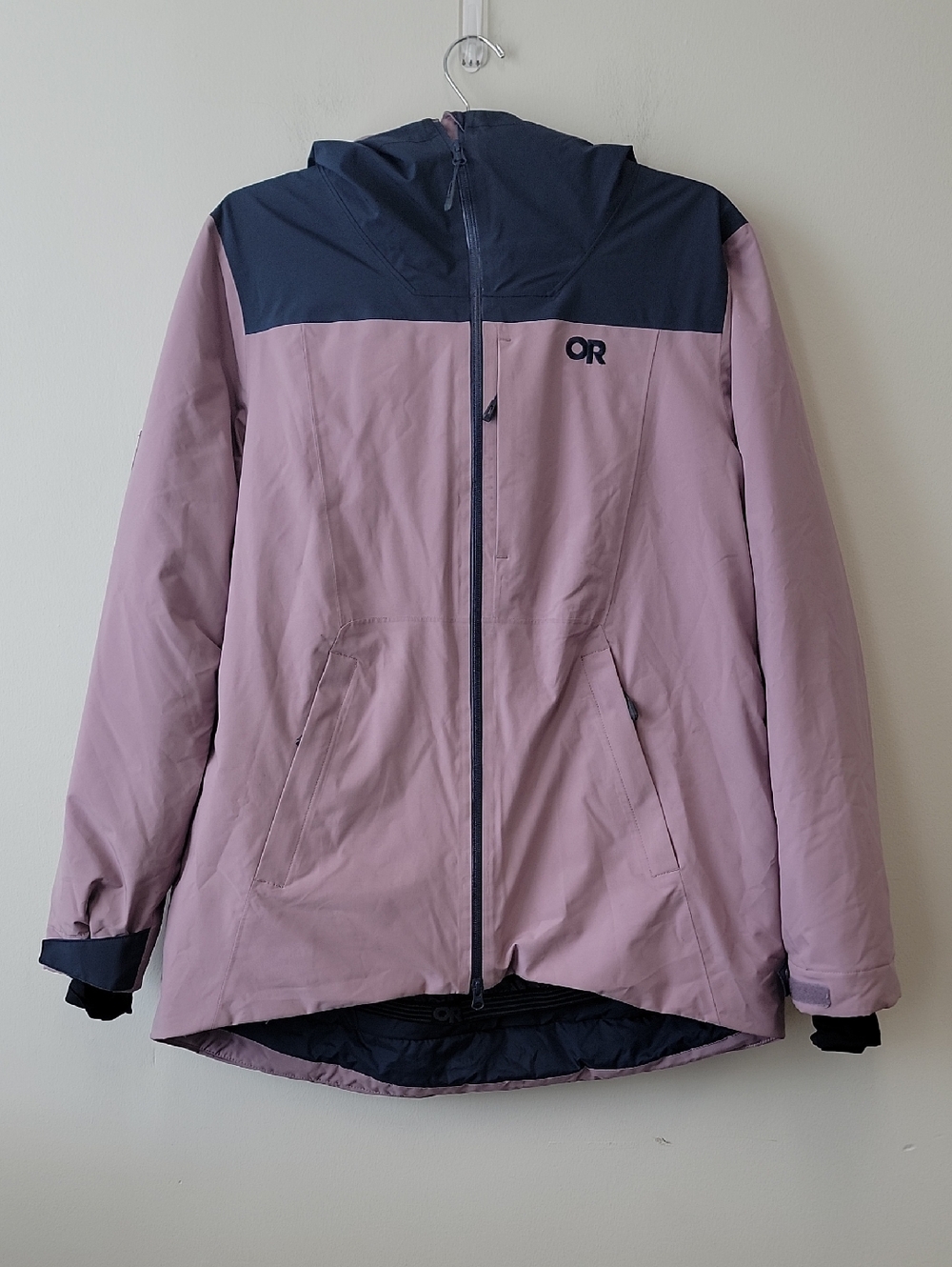 Outdoor Research Hooded Jacket in Dusty Pink and Teal